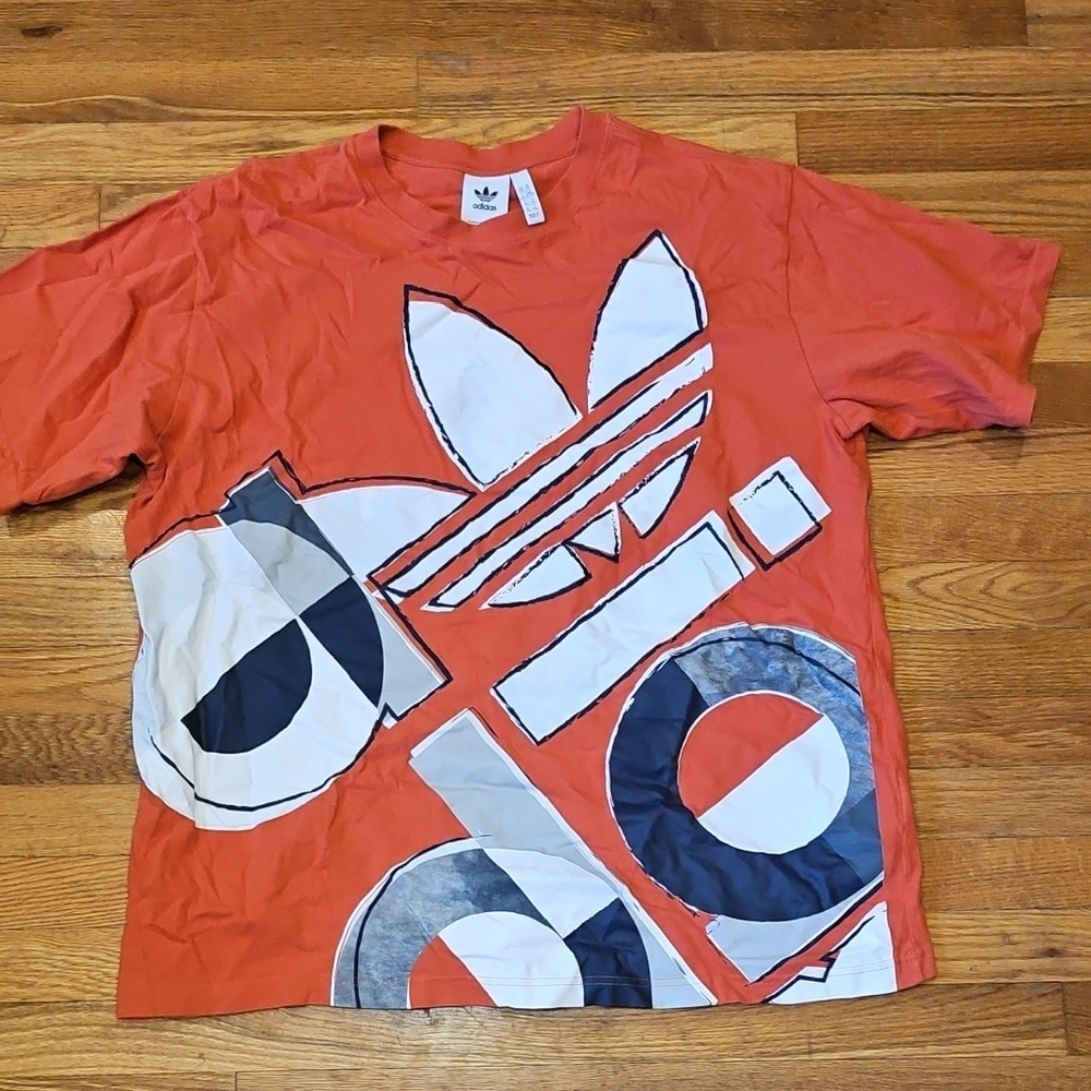 Adidas Kids Red Graphic T-Shirt
